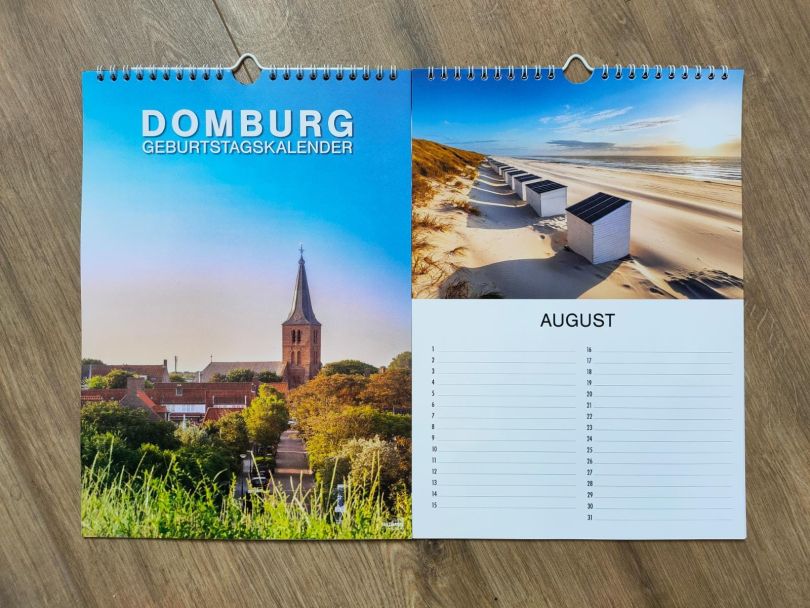 Domburg Geburtstagskalender (Deutsch)